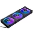 Kép 1/10 - Ventilátor PHANTEKS  D30 PWM reverse Airflow D-RGB L 12cm, 3 darabos Fekete