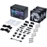 Kép 7/8 - Ventilátor PHANTEKS  D30 PWM Regular Airflow D-RGB L 12cm, 3 darabos szett,  Fekete