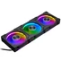 Kép 8/8 - Ventilátor PHANTEKS  D30 PWM Regular Airflow D-RGB L 12cm, 3 darabos szett,  Fekete