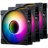 Kép 11/11 - Ventilátor PHANTEKS M25 Gen2 PWM, fordított légáramlás, D-RGB, 3 darabos, 120mm, fekete