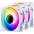 Kép 11/11 - Ventilátor PHANTEKS M25 Gen2 PWM, fordított légáramlás, D-RGB, 3 darabos, 120mm, fehér