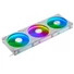 Kép 9/9 - Ventilátor PHANTEKS D30 PWM Fan, DRGB, 3db-os szett - 140mm, Fehér