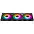 Kép 4/10 - Ventilátor PHANTEKS M25 Gen2 D-RGB PWM, 140mm, fordított légáram, D-RGB, fekete, 3db-os, retail