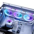 Kép 4/9 - Processzor hűtő AIO PHANTEKS Glacier One 360D30 DRGB AIO, X2 Cap, fehér