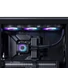 Kép 3/6 - Processzor hűtő AIO Phanteks Glacier One 360M25 Gen2, DRGB 36cm Fekete
