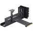 Kép 3/9 - Számítógépház kiegészítő függőleges GPU-konzol + PCIe 4.0 x 16 kiemelő kábel, DRGB, 220mm, fekete