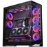 Kép 7/9 - Számítógépház kiegészítő függőleges GPU-konzol + PCIe 4.0 x 16 kiemelő kábel, DRGB, 220mm, fekete