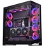 Kép 8/9 - Számítógépház kiegészítő függőleges GPU-konzol + PCIe 4.0 x 16 kiemelő kábel, DRGB, 220mm, fekete