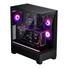 Kép 3/12 - Számítógépház Phanteks XT View edzett üveg, D-RGB, Fekete