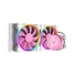 Kép 2/6 - ID-Cooling CPU Water Cooler - PINKFLOW 240 ARGB V2 (16,3-33,5dB; max. 93,78 m3 / h; 2x12cm)