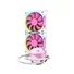 Kép 1/6 - ID-Cooling CPU Water Cooler - PINKFLOW 240 ARGB V2 (16,3-33,5dB; max. 93,78 m3 / h; 2x12cm)