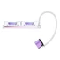 Kép 2/7 - ID-Cooling CPU Water Cooler - PINKFLOW 240 DIAMOND PURPLE (16,3-33,5dB; max. 93,78 m3 / h; 2x12cm)