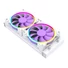 Kép 3/7 - ID-Cooling CPU Water Cooler - PINKFLOW 240 DIAMOND PURPLE (16,3-33,5dB; max. 93,78 m3 / h; 2x12cm)