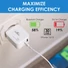 Kép 3/8 - Bluestork Hálózati töltő - PW-NB-30-C-A / 2 (USB-C, USB-A, 30W, fehér)