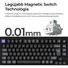 Kép 3/7 - Keychron Q1 HE 8K USB magyar Ultra-fast Lime Magnetic mechanikus billentyűzet fekete