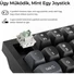 Kép 4/7 - Keychron Q1 HE 8K USB magyar Ultra-fast Lime Magnetic mechanikus billentyűzet fekete