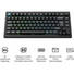 Kép 2/8 - Keychron Q1 Ultra 8K Bluetooth / vezeték nélküli magyar Silk POM Red mechanikus billentyűzet fekete