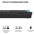 Kép 7/8 - Keychron Q1 Ultra 8K Bluetooth / vezeték nélküli magyar Silk POM Red mechanikus billentyűzet fekete