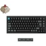 Kép 1/8 - Keychron Q1 Ultra 8K Bluetooth / vezeték nélküli magyar Silk POM Red mechanikus billentyűzet fekete