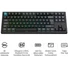 Kép 2/8 - Keychron Q3 Ultra 8K Bluetooth / vezeték nélküli magyar Silk POM Banana mechanikus billentyűzet fekete