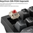 Kép 3/8 - Keychron Q3 Ultra 8K Bluetooth / vezeték nélküli magyar Silk POM Banana mechanikus billentyűzet fekete