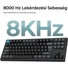 Kép 4/8 - Keychron Q3 Ultra 8K Bluetooth / vezeték nélküli magyar Silk POM Banana mechanikus billentyűzet fekete