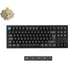 Kép 1/8 - Keychron Q3 Ultra 8K Bluetooth / vezeték nélküli magyar Silk POM Banana mechanikus billentyűzet fekete