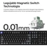 Kép 3/8 - Keychron Q6 HE 8K USB magyar Ultra-fast Lime Magnetic mechanikus billentyűzet fekete
