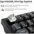 Kép 4/8 - Keychron Q6 HE 8K USB magyar Ultra-fast Lime Magnetic mechanikus billentyűzet fekete
