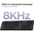 Kép 5/8 - Keychron Q6 HE 8K USB magyar Ultra-fast Lime Magnetic mechanikus billentyűzet fekete