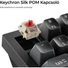 Kép 2/7 - Keychron Q6 Ultra 8K Bluetooth / vezeték nélküli magyar Silk POM Brown mechanikus billentyűzet fekete