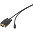 Kép 1/3 - USB C - VGA átalakító kábel [1x USB-C dugó - 1x VGA dugó] 1.80 m Fekete színű Renkforce 1511620