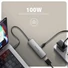 Kép 2/6 - Adapter Axagon RVC-HI8KPD USB-C > HDMI 2.1, 8k/60Hz, PD100W, HDR10+