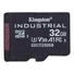 Kép 1/3 - KINGSTON 32GB microSDHC Industrial C10 A1 pSLC Card Single Pack w/o Adapter