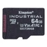 Kép 1/3 - KINGSTON 64GB microSDXC Industrial C10 A1 pSLC Card Single Pack w/o Adapter