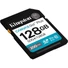 Kép 2/3 - Kingston 128GB Canvas Go! Plus UHS-1 Class10 U3 V30 SDXC memóriakártya fekete