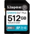 Kép 3/3 - Kingston 512GB Canvas Go! Plus UHS-1 Class10 U3 V30 SDXC memóriakártya
