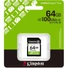 Kép 1/3 - Kingston 64GB Canvas Select Plus UHS-1 U1 V10 SDXC memóriakártya