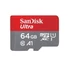 Kép 2/3 - 64GB microSDXC Sandisk Ultra CL10 A1 + adapter (SDSQUAB-064G-GN6MA / 215421)