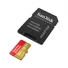 Kép 2/3 - 64GB microSDXC Sandisk Extreme CL10 A2 V30 + adapter (SDSQXAH-064G-GN6MA / 121585)