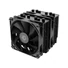 Kép 2/7 - ID-Cooling CPU Cooler - SE-206-XT BLACK (15.2-35.2 dB; max 129,39 m3 / h; 4Pin csatlakozó, 6 db heatpipe, 2x12cm, PWM)
