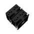 Kép 4/7 - ID-Cooling CPU Cooler - SE-206-XT BLACK (15.2-35.2 dB; max 129,39 m3 / h; 4Pin csatlakozó, 6 db heatpipe, 2x12cm, PWM)