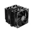 Kép 1/7 - ID-Cooling CPU Cooler - SE-206-XT BLACK (15.2-35.2 dB; max 129,39 m3 / h; 4Pin csatlakozó, 6 db heatpipe, 2x12cm, PWM)
