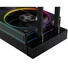 Kép 4/10 - ID-Cooling CPU Water Cooler - SL240 (13.8-30.5dB; max. 132,52 m3 / h; 2x12cm, A-RGB LED, fekete)