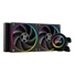 Kép 1/10 - ID-Cooling CPU Water Cooler - SL240 (13.8-30.5dB; max. 132,52 m3 / h; 2x12cm, A-RGB LED, fekete)