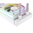 Kép 5/11 - ID-Cooling CPU Water Cooler - SL240 WHITE (13.8-30.5dB; max. 132,52 m3 / h; 2x12cm, A-RGB LED, fehér)