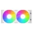 Kép 3/9 - ID-Cooling CPU Water Cooler - Space SL240 XE WHITE (25dB; max. 129,39 m3 / h; 2x12cm, A-RGB LED, fehér)