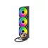 Kép 2/13 - ID-Cooling CPU Water Cooler - Space SL360 V2 (25dB; max. 135,41 m3 / h; 3x12cm, A-RGB LED, fekete)