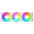 Kép 3/11 - ID-Cooling CPU Water Cooler - Space SL360 XE WHITE (35,2dB; max. 129,39 m3 / h; 3x12cm, A-RGB LED, fehér)