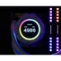 Kép 10/11 - ID-Cooling CPU Water Cooler - Space SL360 XE WHITE (35,2dB; max. 129,39 m3 / h; 3x12cm, A-RGB LED, fehér)